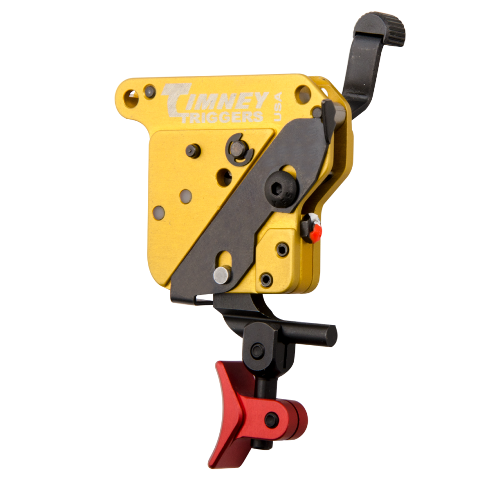 Timney Triggers REMINGTON 700 CALVIN ELITE W/SAFETY & ADJUSTABLE TRIGGERS SHOE RED **8OZ**