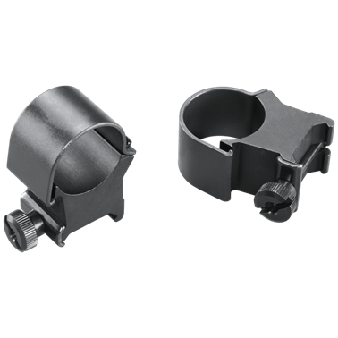 Detachable Top Mount Rings Black