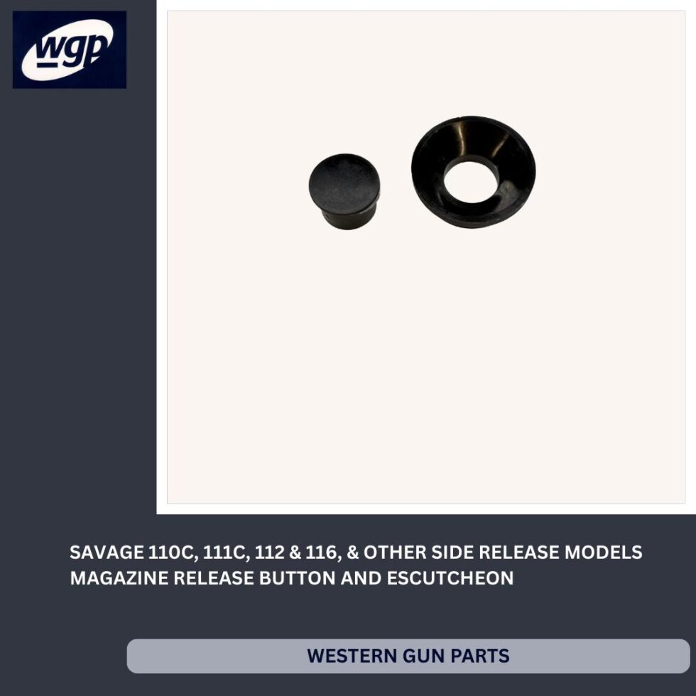 Savage Magazine Release Button & Escutcheon for Side Release Models