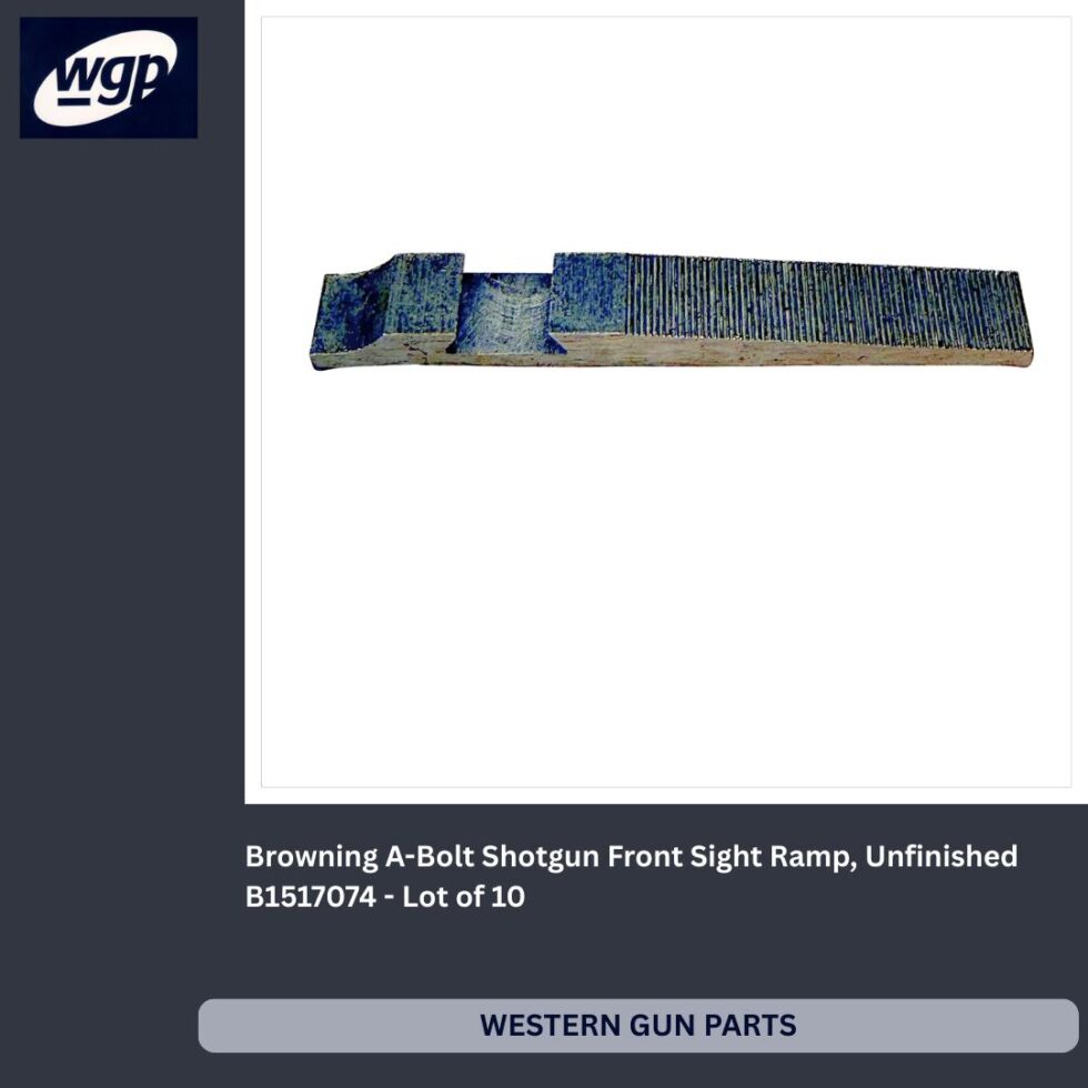 Browning A-Bolt Shotgun Front Sight Ramp in the White (x10)