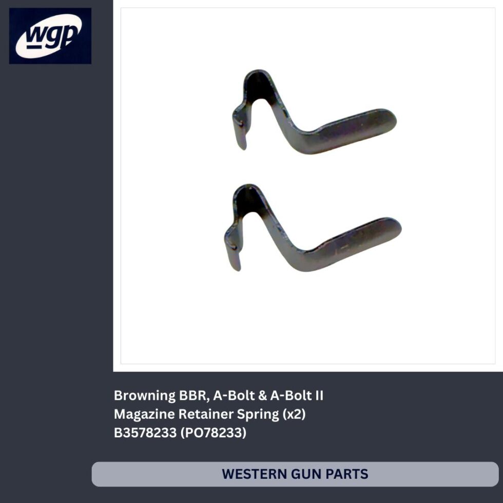 Browning BBR/A-Bolt Magazine Retainer Spring, Except Micro (x2)