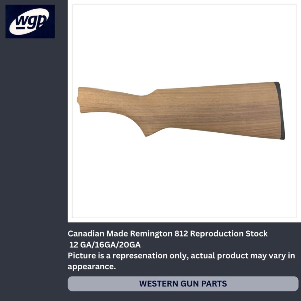 Remington Model 812 Single Shot Shotgun Stock - Canadian Made Reproduction